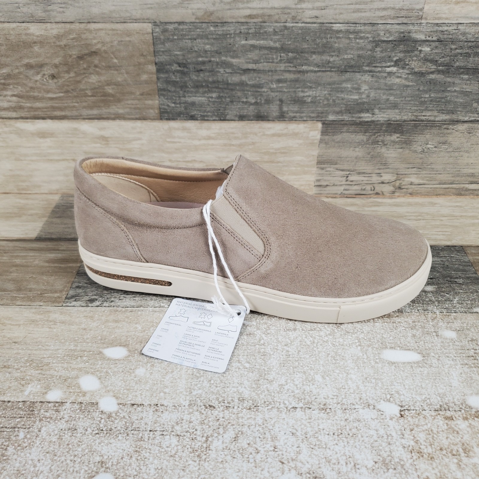 Birkenstock Oswego Shoes Mens 8 / Womens 10 Narrow Taupe Suede